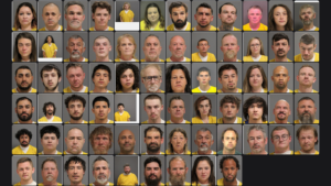 Weekly Jail Bookings for 5/3/26 to 5/9/26