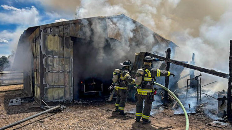 Structure Fire, Area of Mesa View Ave & Linden Ave