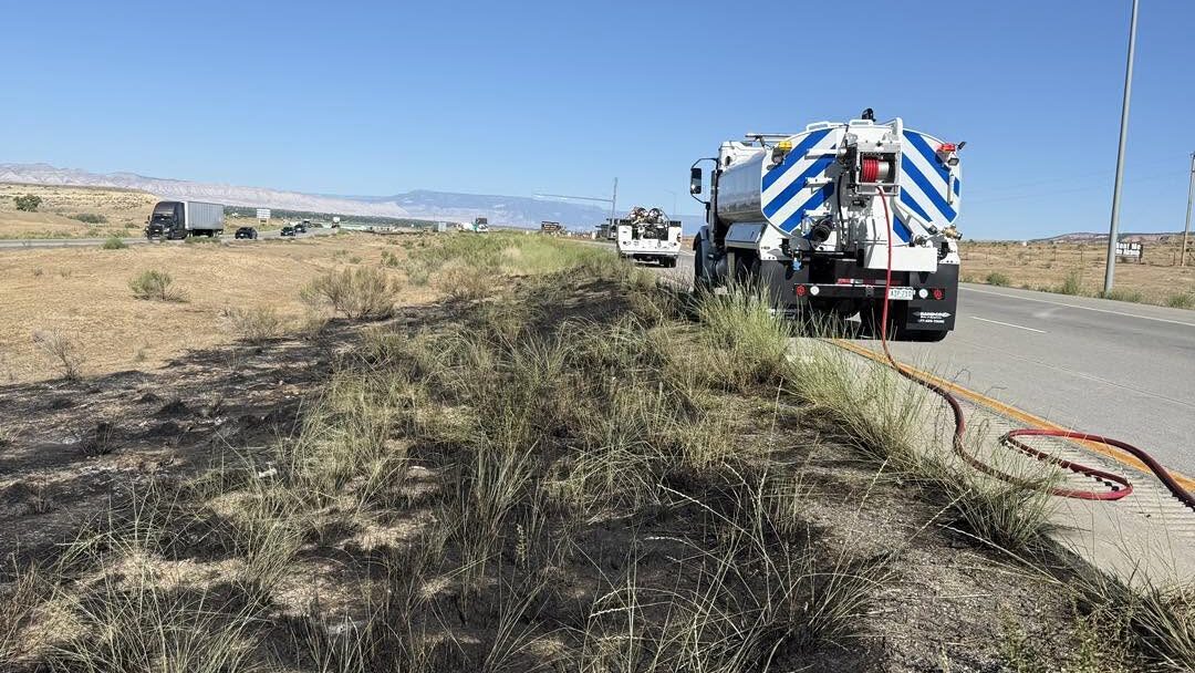Brush Fire, Mile 15 on I-70