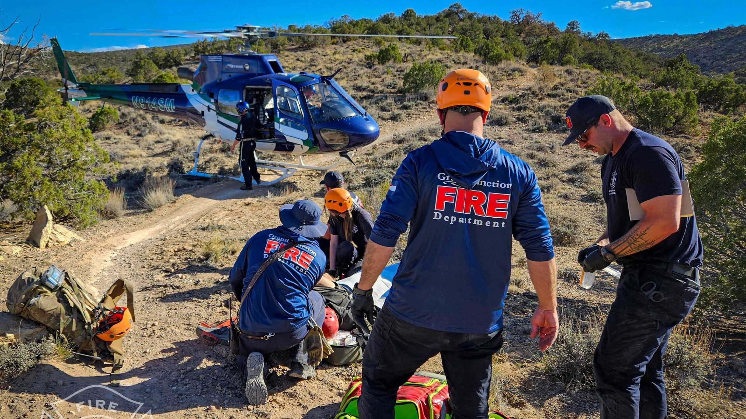 Mountain Biker Rescued After Crash on Bangs Canyon Trail
