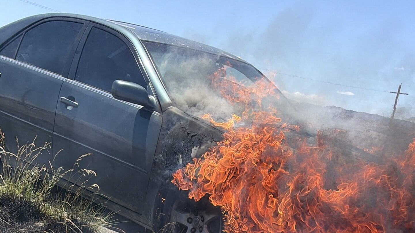 Vehicle Fire, Mile 50 on Hwy 50