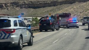 Single Vehicle Rollover, Mile 45 on I-70