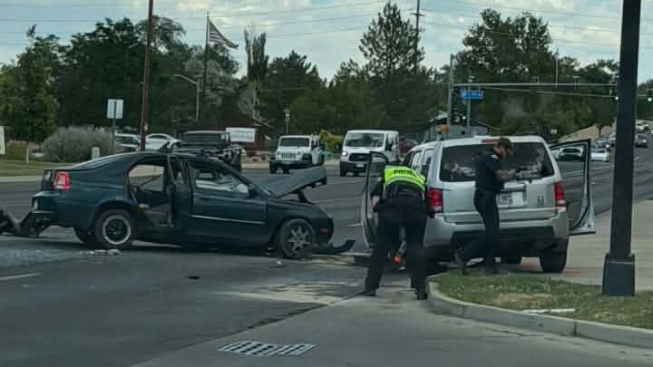 Vehicle Crash, Patterson Rd & Meander Dr