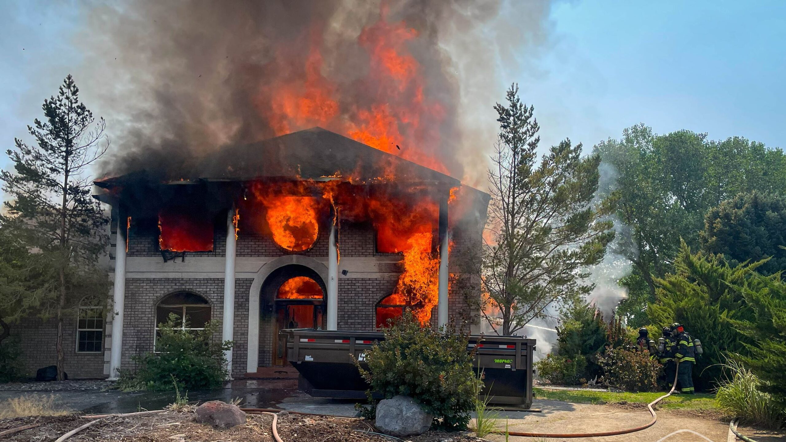 House Fire, Quail Run Dr & Gambels Rd