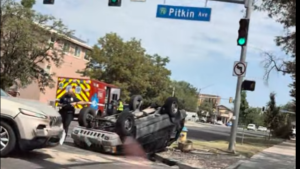 Vehicle Rollover Crash, Pitkin Ave & S 9th St