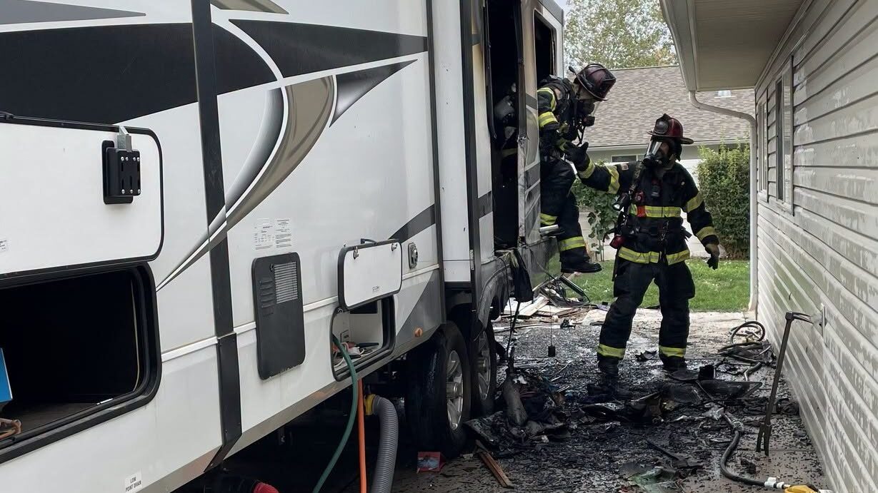 Man Arrested on Arson Charges After Camper Fire