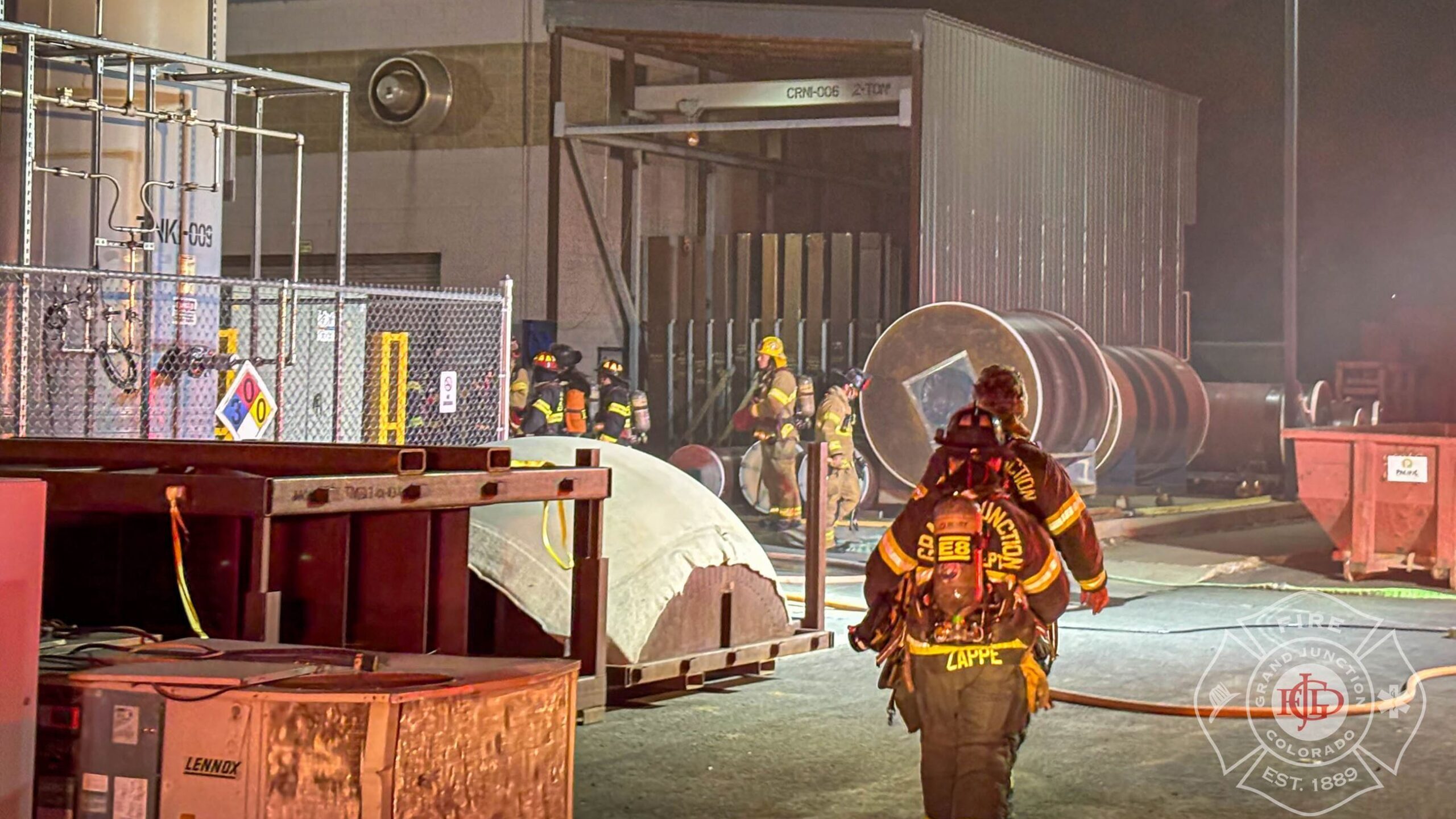 Firefighters Quickly Contain Fire at Reynolds Polymer