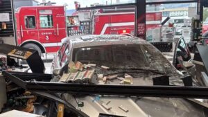 Vehicle vs Building, G Rd & 24 Rd