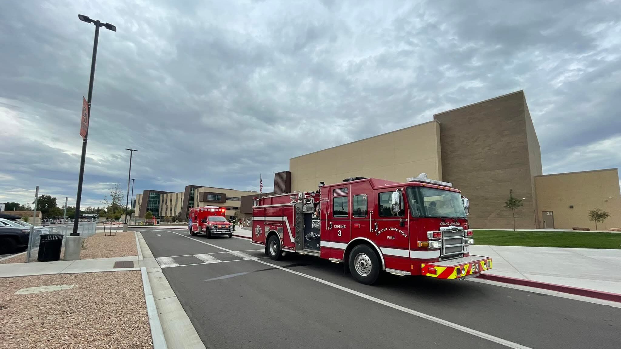 Appliance Fire, Grand Junction High School, N 5th St