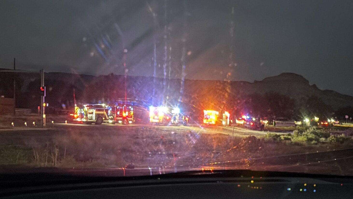 Two Vehicle Crash, I-70B & 31 1/2 Rd