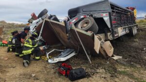 Vehicle Rollover Crash, Hwy 50 South of Hwy 141