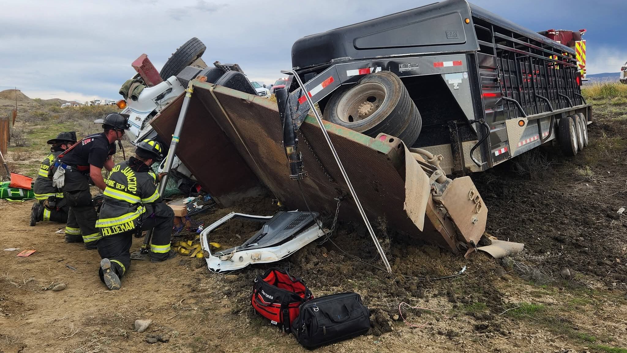 Vehicle Rollover Crash, Hwy 50 South of Hwy 141